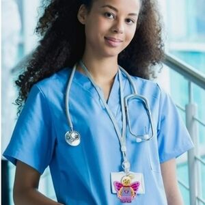 LEGO BUTTERFLY GIRL KEYCHAIN BAG CHARM BNWT SO RETIRED!